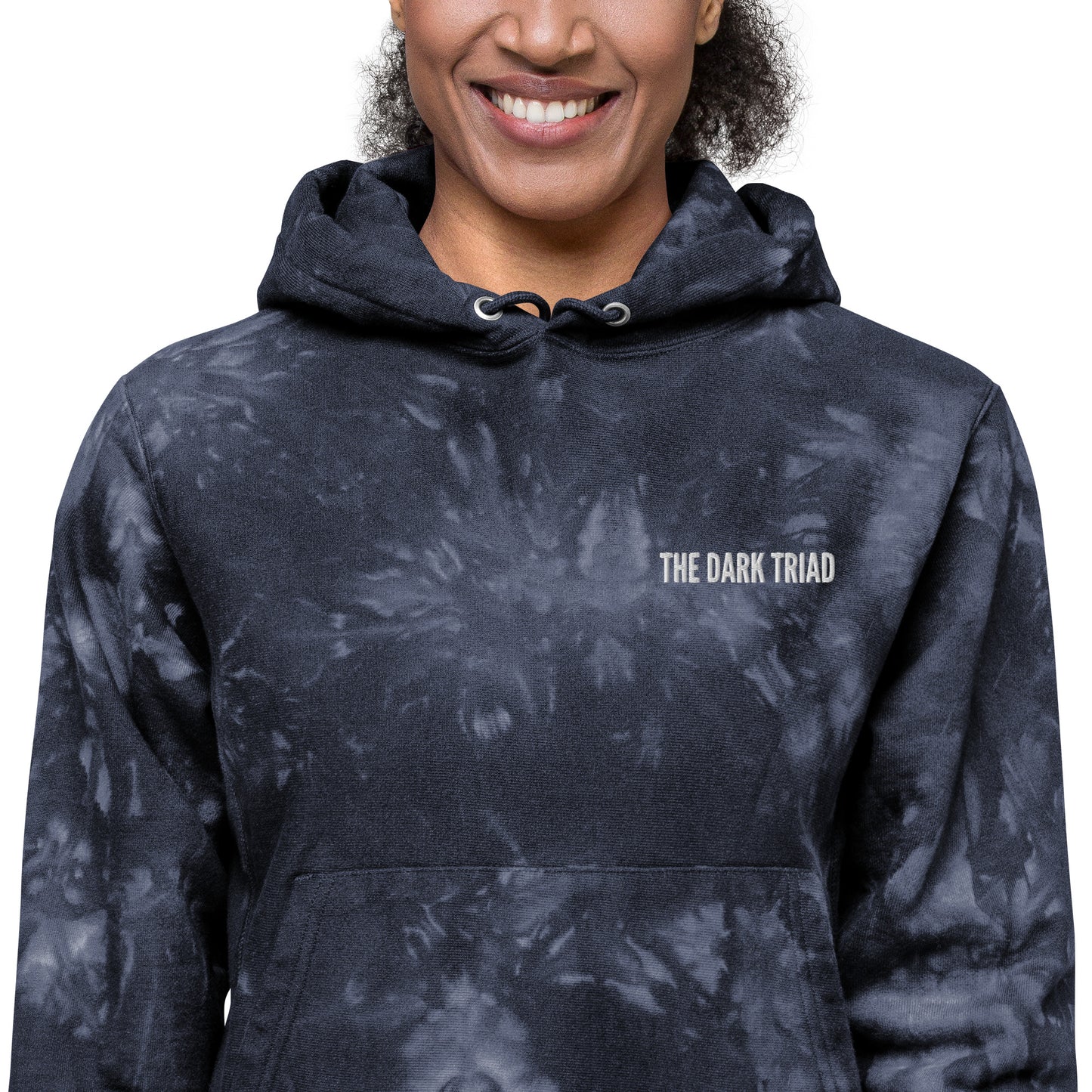 THE DARK TRIAD Unisex Champion Tie-Dye Hoodie