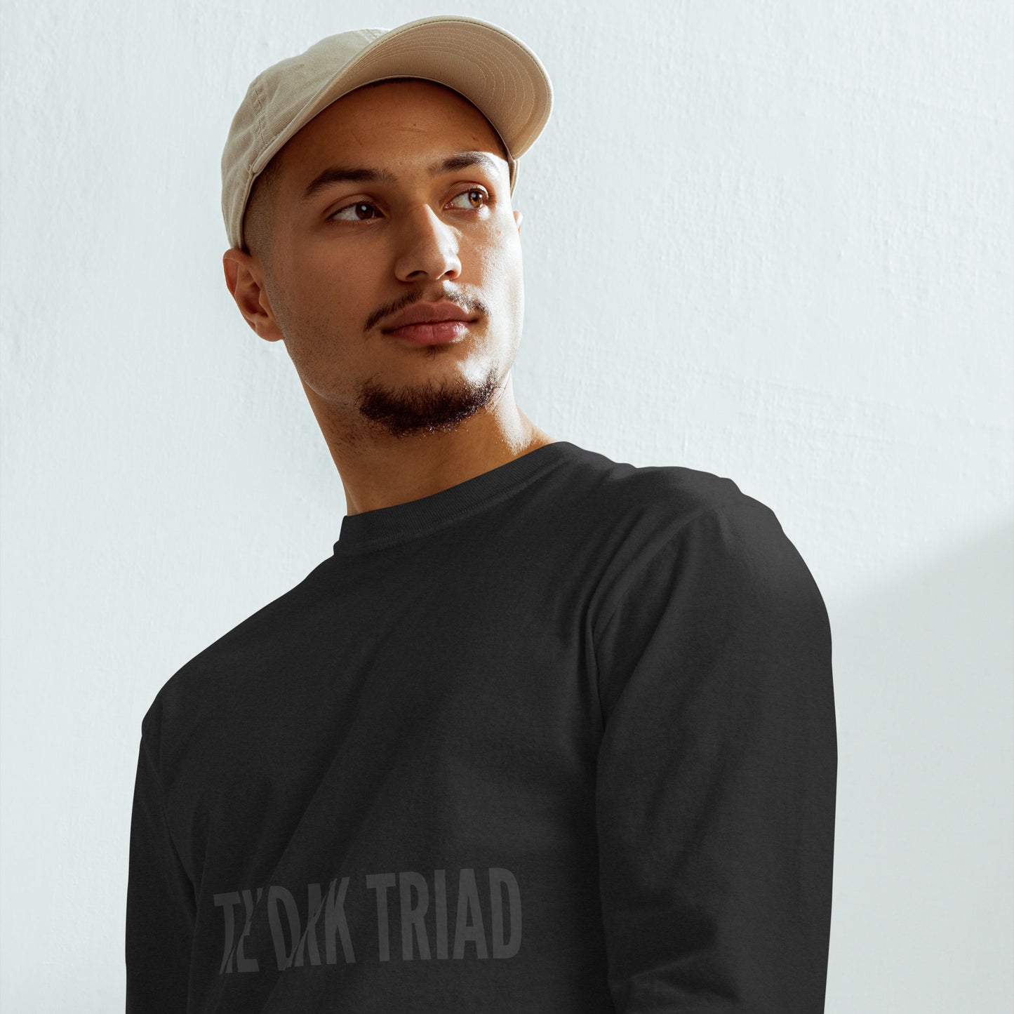 THE DARK TRIAD: Minimalist Heavyweight Long-Sleeve Shirt