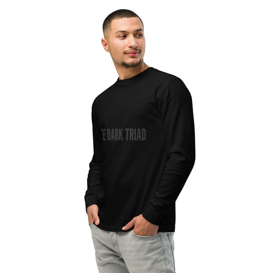 THE DARK TRIAD: Minimalist Heavyweight Long-Sleeve Shirt