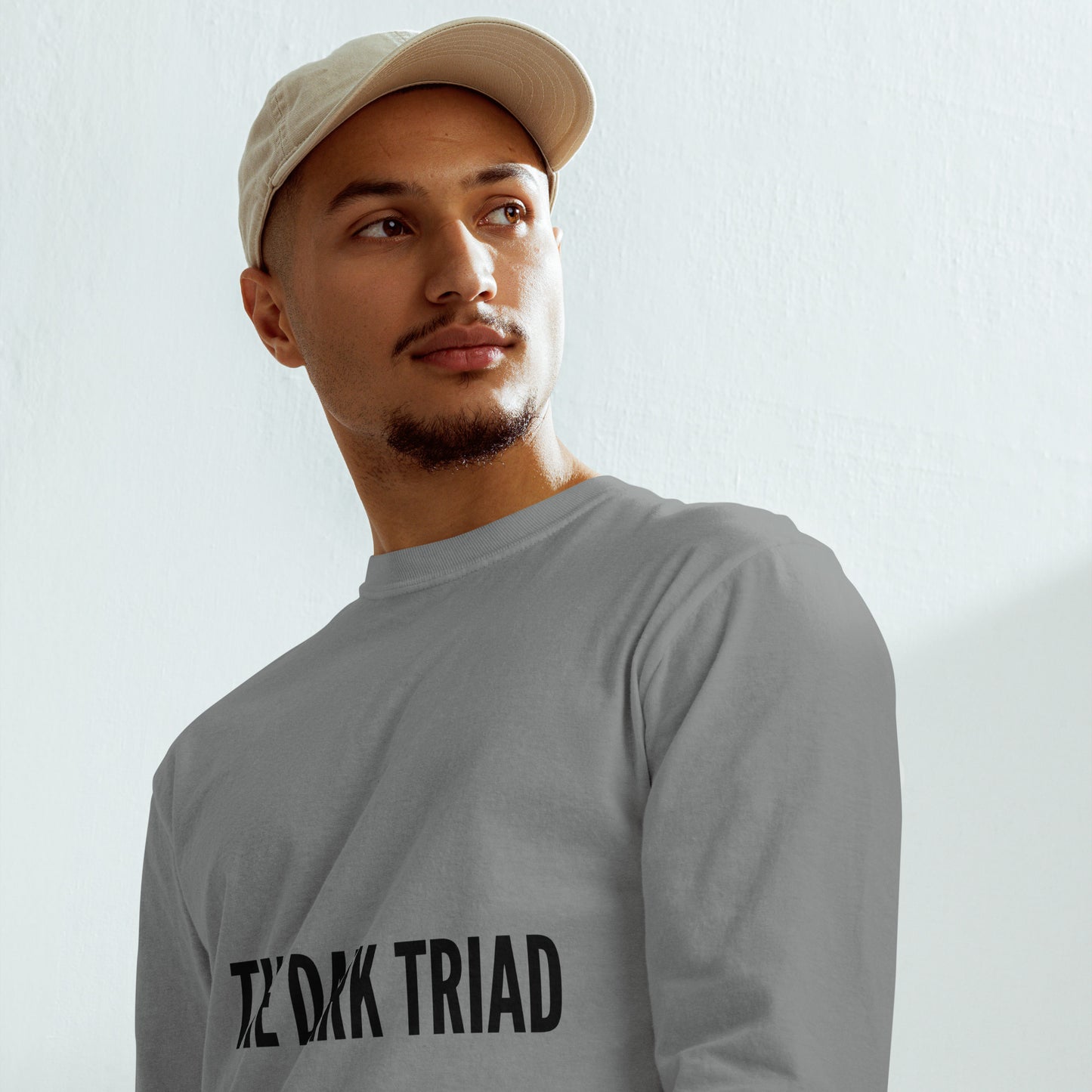 THE DARK TRIAD: Minimalist Heavyweight Long-Sleeve Shirt