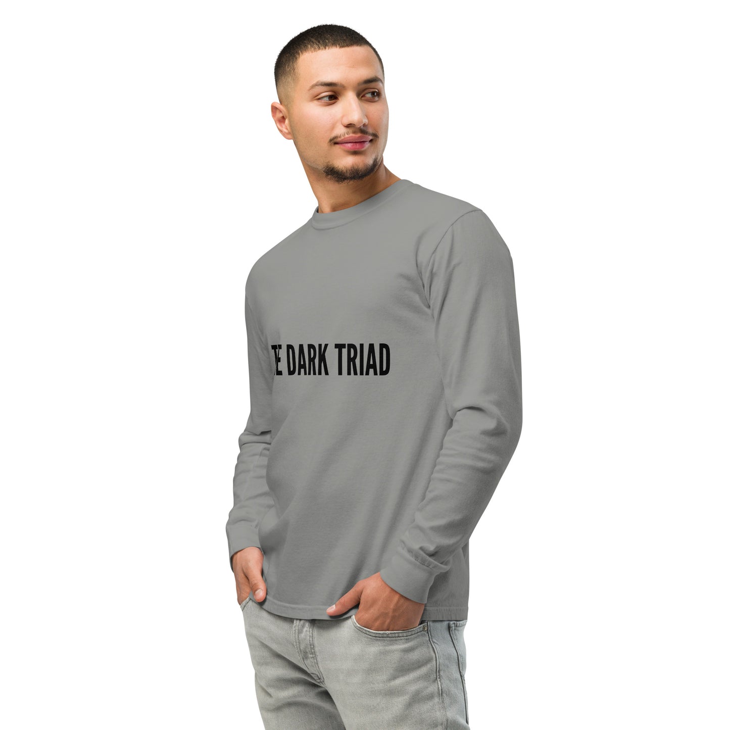 THE DARK TRIAD: Minimalist Heavyweight Long-Sleeve Shirt