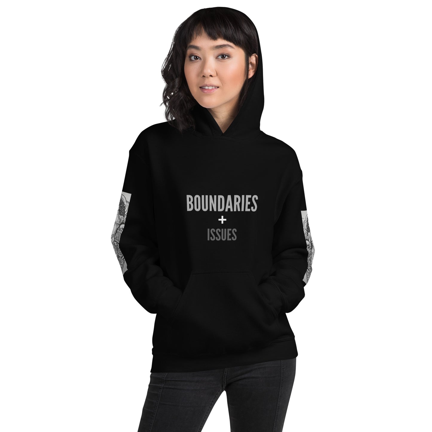 THE DARK TRIAD: BOUNDARIES + ISSUES Unisex Hoodie