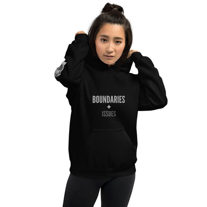 THE DARK TRIAD: BOUNDARIES + ISSUES Unisex Hoodie