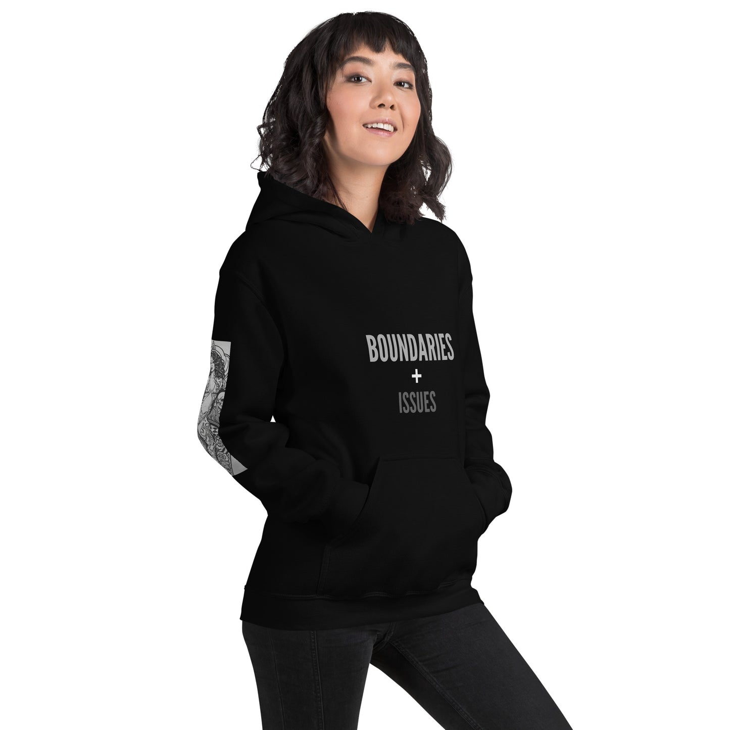 THE DARK TRIAD: BOUNDARIES + ISSUES Unisex Hoodie