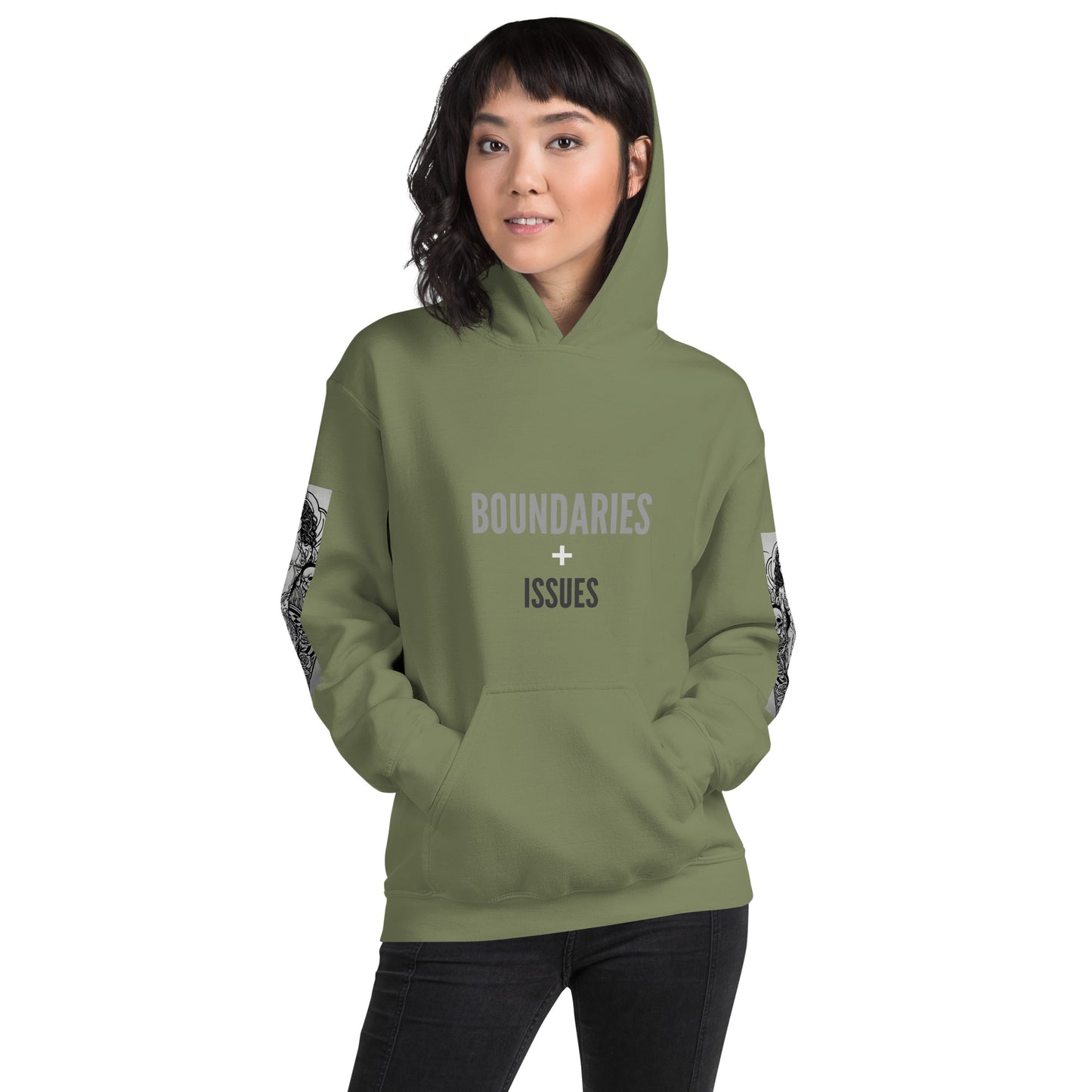 THE DARK TRIAD: BOUNDARIES + ISSUES Unisex Hoodie