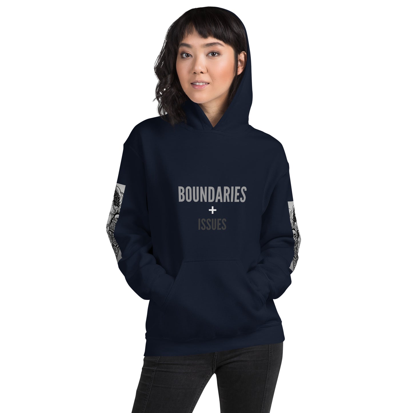 THE DARK TRIAD: BOUNDARIES + ISSUES Unisex Hoodie