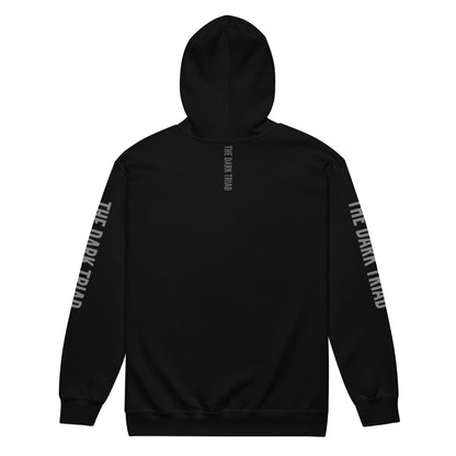 THE DARK TRIAD: Minimalist Heavy Zip Hoodie