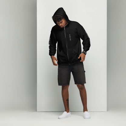 THE DARK TRIAD: Minimalist Heavy Zip Hoodie