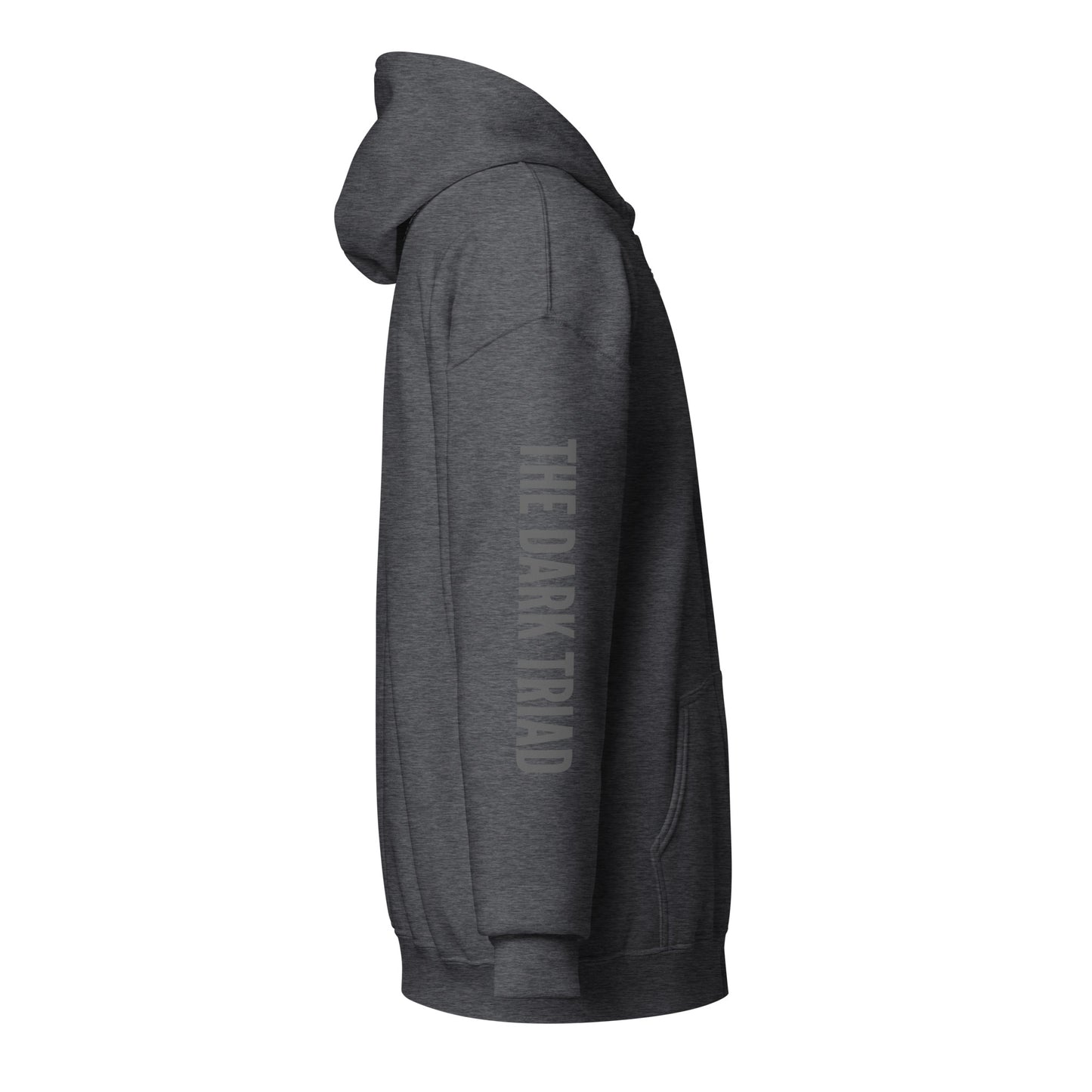 THE DARK TRIAD: Minimalist Heavy Zip Hoodie