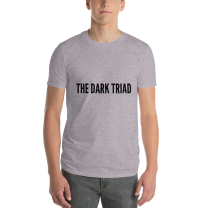 THE DARK TRIAD: Minimalist Unisex Short-Sleeve T-Shirt