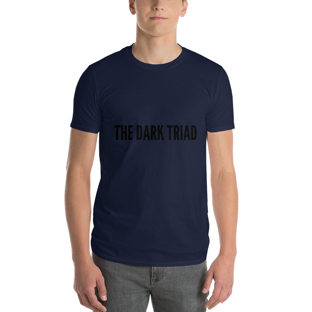 THE DARK TRIAD: Minimalist Unisex Short-Sleeve T-Shirt