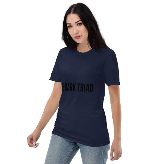 THE DARK TRIAD: Minimalist Unisex Short-Sleeve T-Shirt