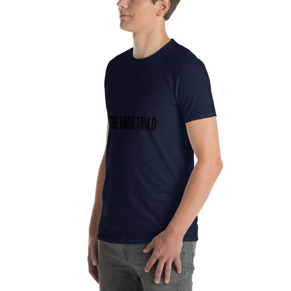 THE DARK TRIAD: Minimalist Unisex Short-Sleeve T-Shirt