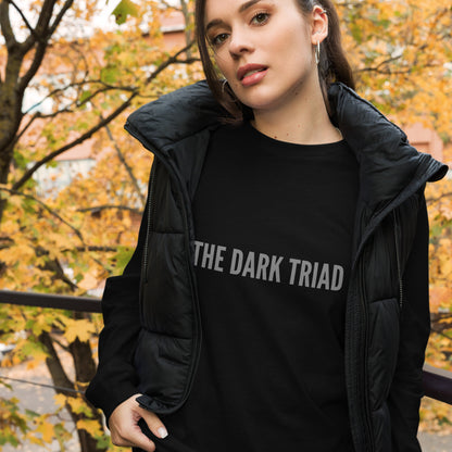 THE DARK TRIAD: Minimalist Unisex Long Sleeve Tee