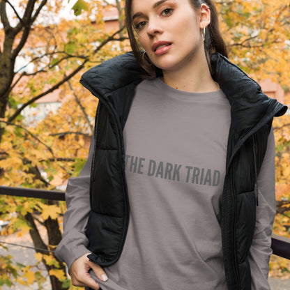 THE DARK TRIAD: Minimalist Unisex Long Sleeve Tee