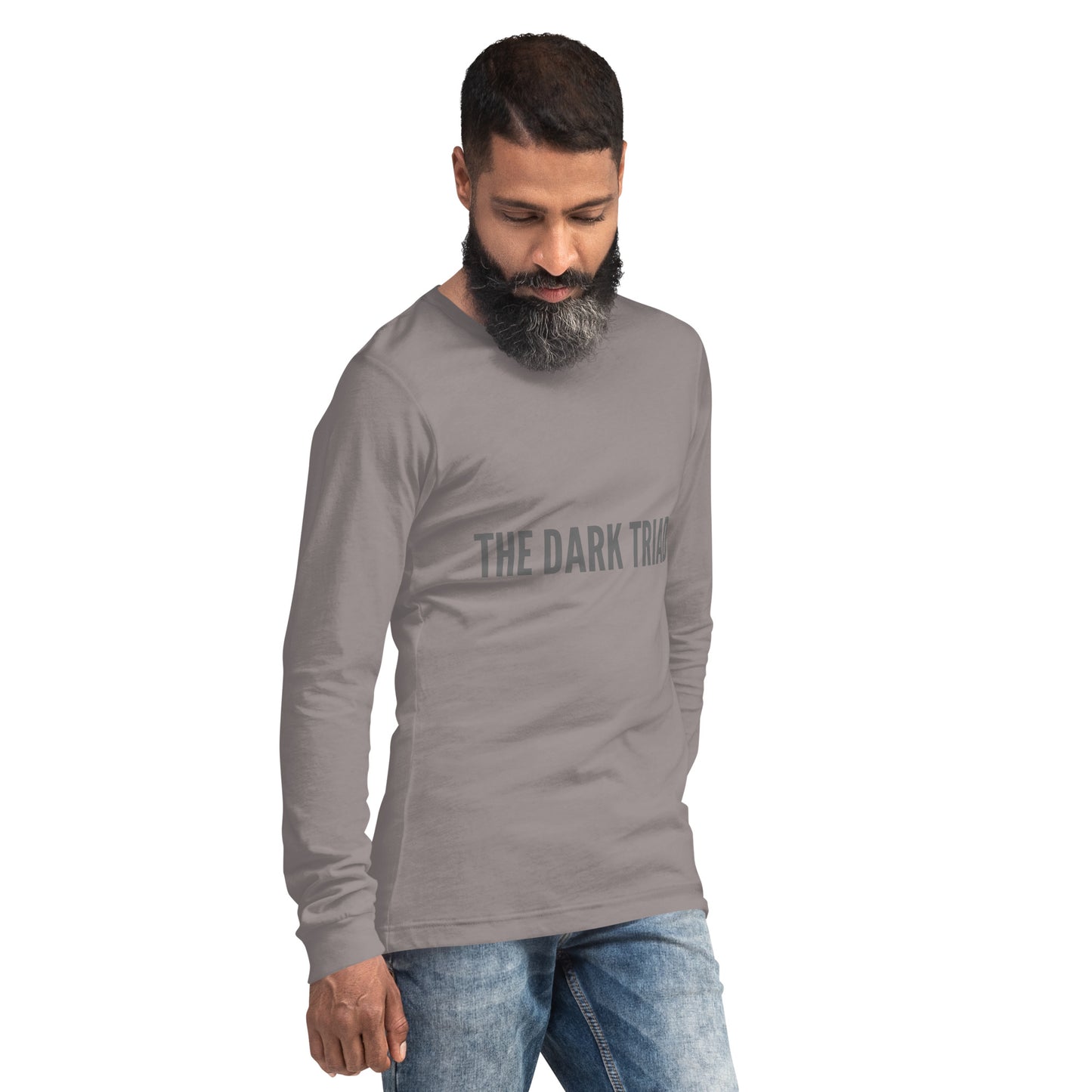 THE DARK TRIAD: Minimalist Unisex Long Sleeve Tee