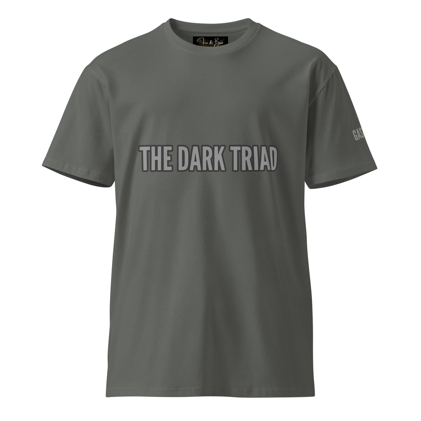 THE DARK TRIAD: Crew Neck Unisex Premium T-shirt - Silver