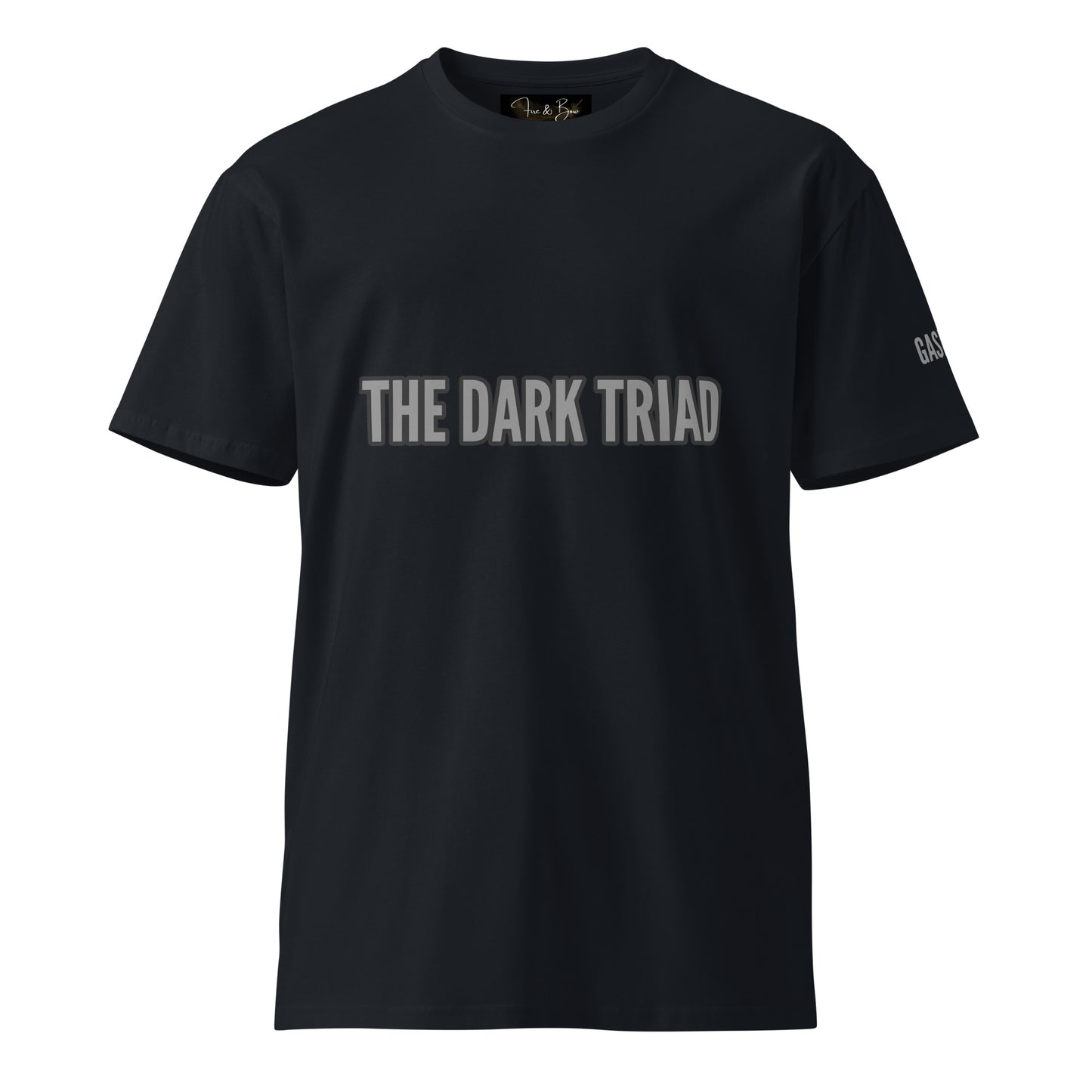 THE DARK TRIAD: Crew Neck Unisex Premium T-shirt - Silver