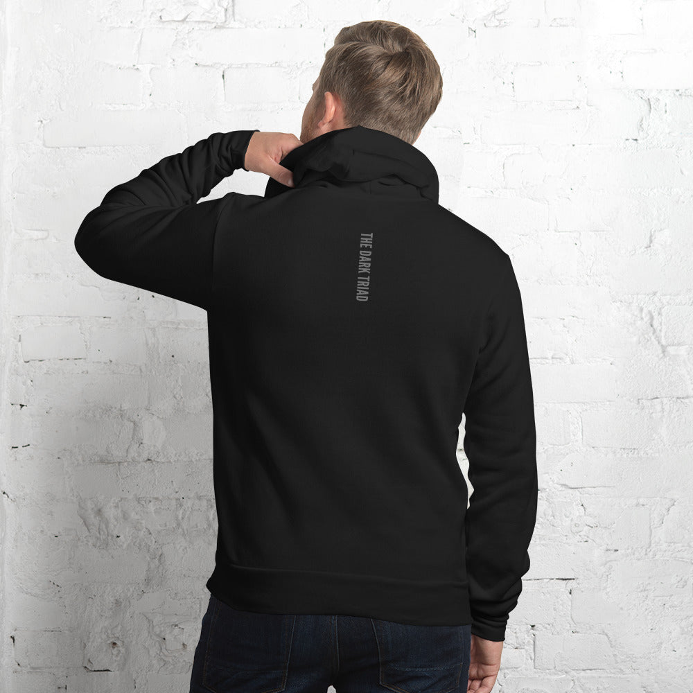 THE DARK TRIAD: Minimalist Unisex Hoodie