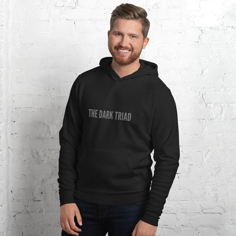 THE DARK TRIAD: Minimalist Unisex Hoodie