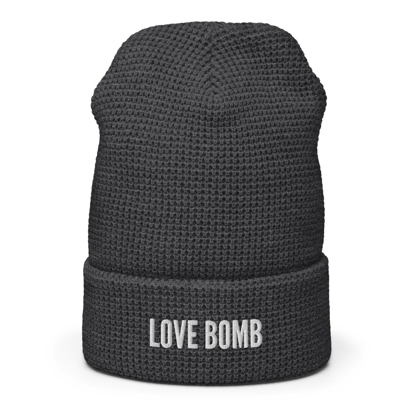 THE DARK TRIAD: LOVE BOMB Waffle Beanie