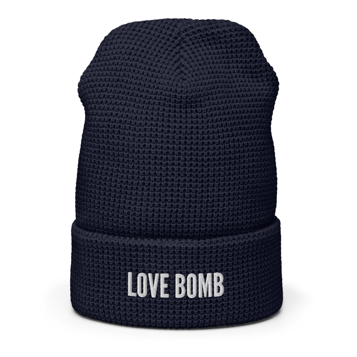 THE DARK TRIAD: LOVE BOMB Waffle Beanie