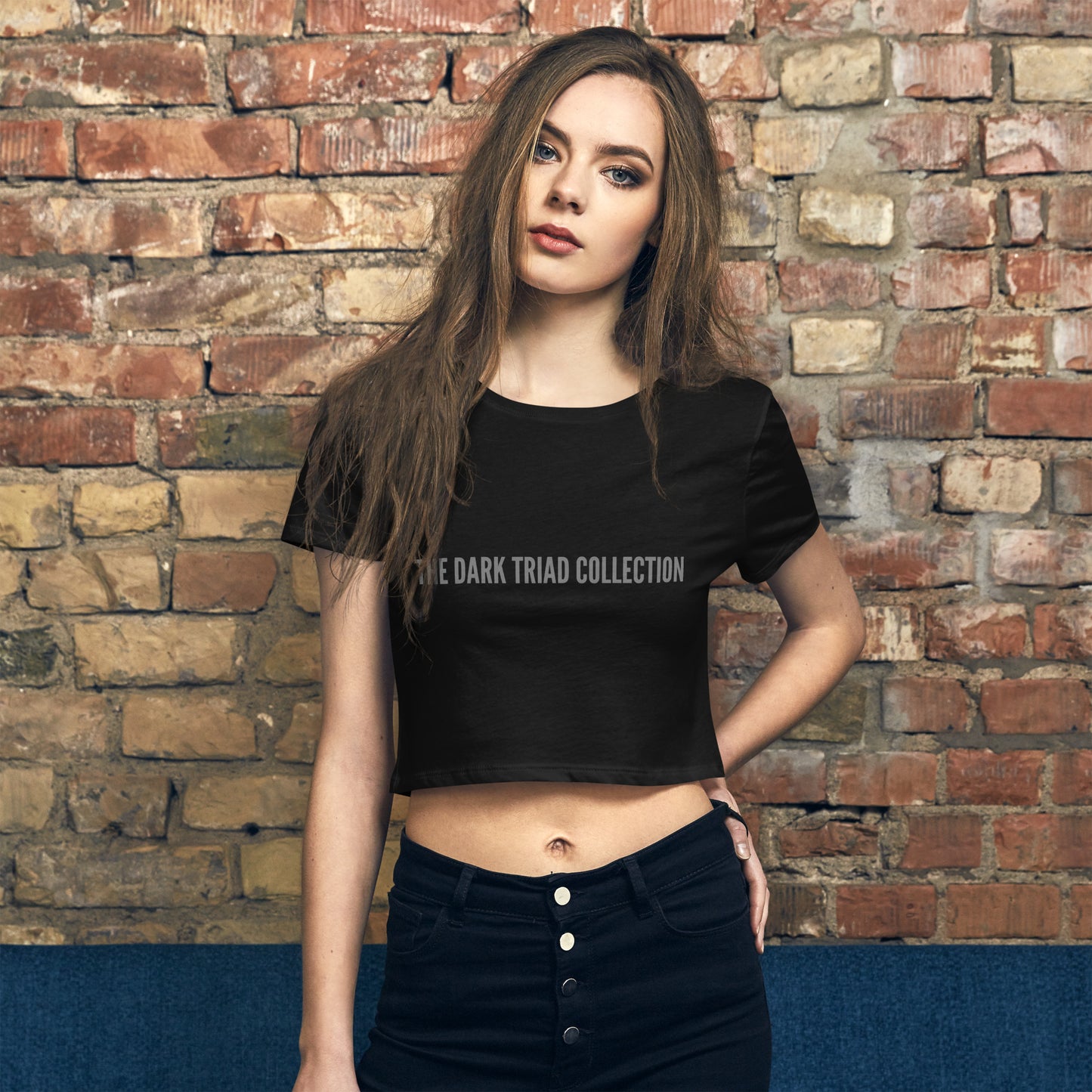 THE DARK TRIAD: THE DARK TRIAD Collection Women’s Crop Tee