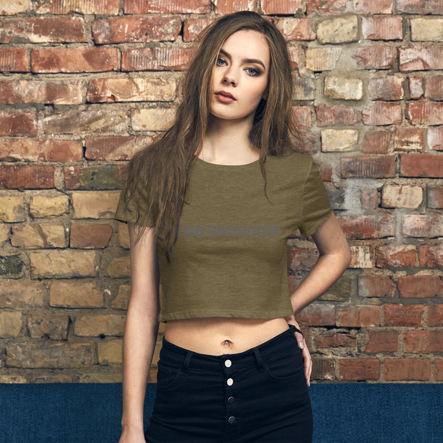 THE DARK TRIAD: THE DARK TRIAD Collection Women’s Crop Tee