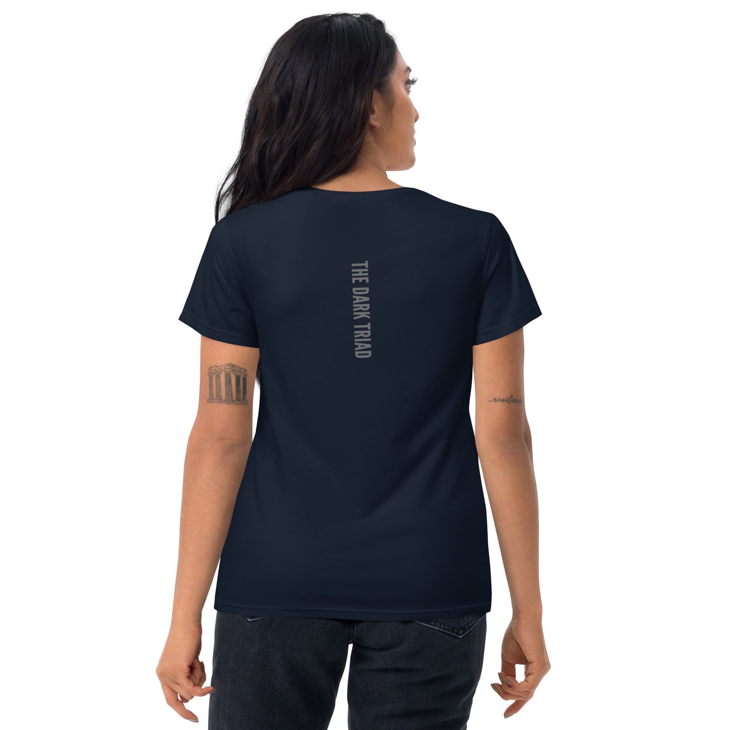 THE DARK TRIAD: NO ISSUES + BOUNDARIES Women's Short Sleeve T-shirt