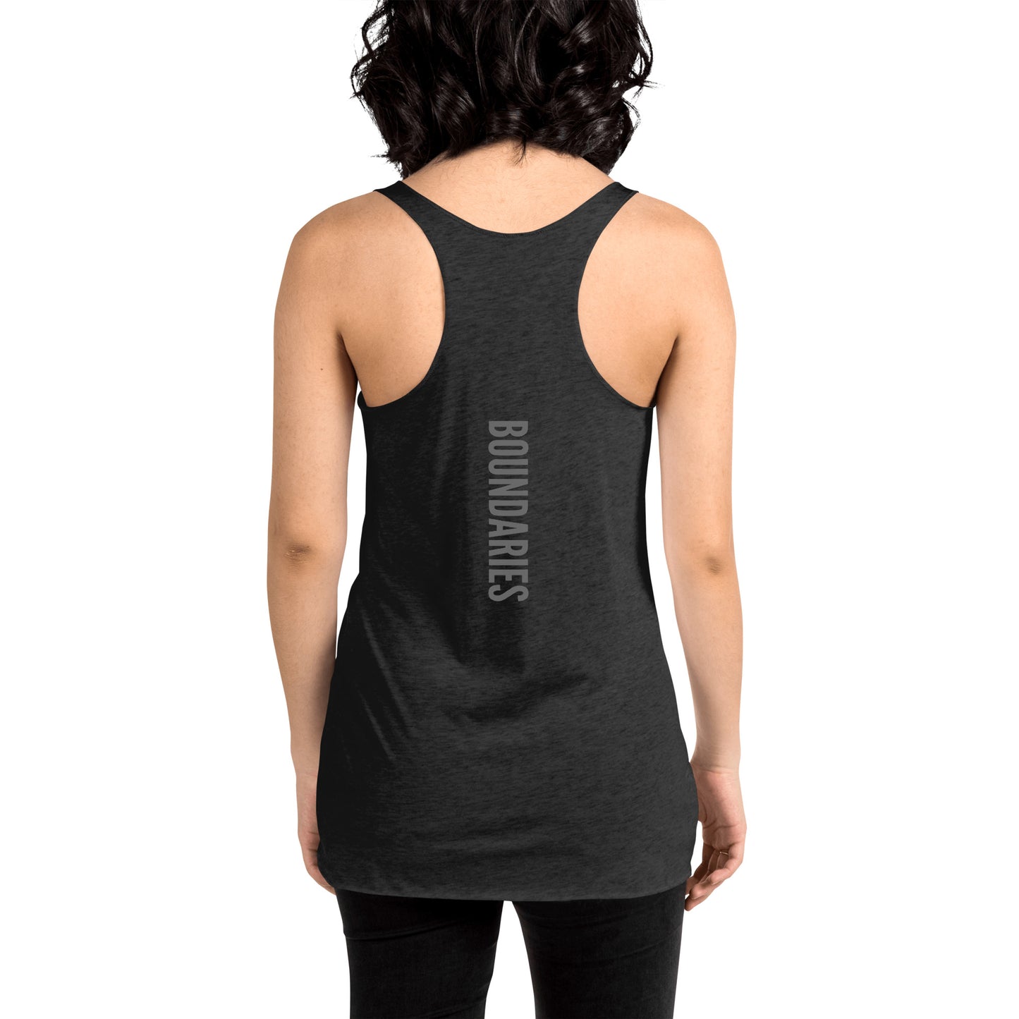 THE DARK TRIAD: Gaslight+ Boundary Issues + Love Bomb Women's Racerback Tank