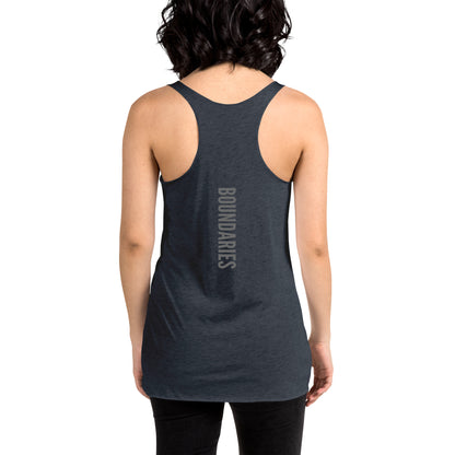 THE DARK TRIAD: Gaslight+ Boundary Issues + Love Bomb Women's Racerback Tank